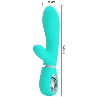 Pretty Love Thomas Multifunction G-Spot Vibrator Aqua Green - image 5