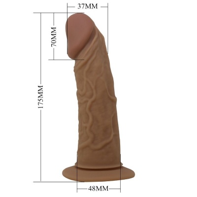 Pretty Love Harness Briefs with Dildo Brown - image 7