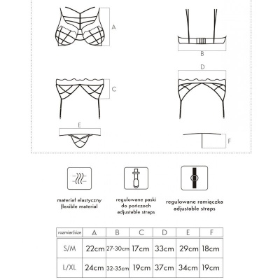 Livco Corsetti Soledad 3-Piece Set L/XL - image 4