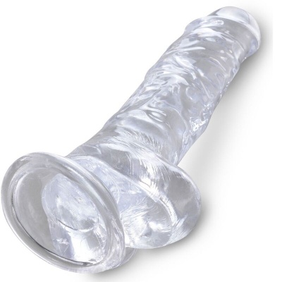 King Cock Clear Realistic Penis 16.5 CM - image 4
