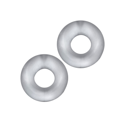 Hunkyjunk Stiffy 2-pack bulge Cockrings | Transparant