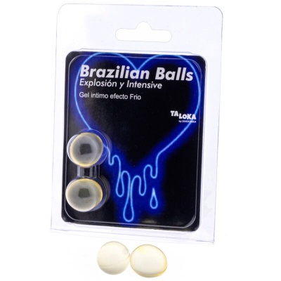 Taloka 2 Brazilian Balls Cold & Vibration Gel Taloka 2 Brazilian Balls Cold & Vibration Gel