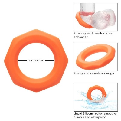 Calexotics Alpha Sexagon Ring Orange - image 4