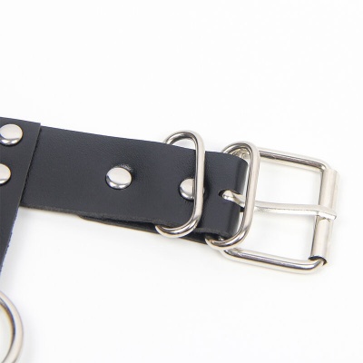 Subblime Leather Harness Bra Necklace Chains - image 5