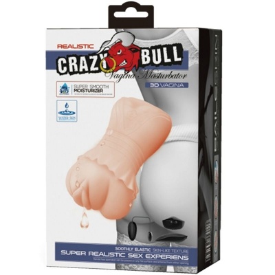Crazy Bull - Water Skin Vagina Masturbator With Vibrating Bullets - image 9