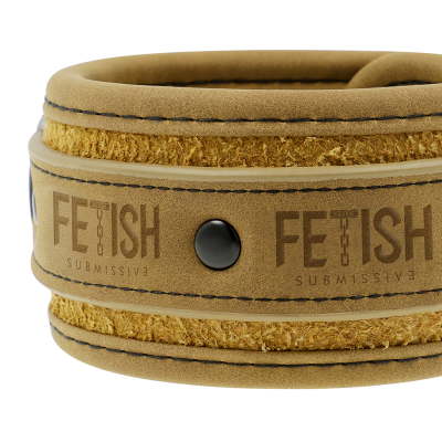Fetish Submissive Vegan Leather Handcuffs - image 7
