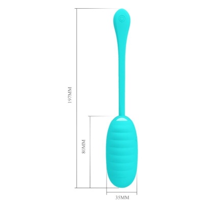 Pretty Love Kirk Light Green Vibrating Egg - image 8