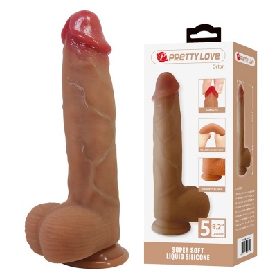 Pretty Love Orton Realistic Dildo Suction Cup 23.5cm - image 2