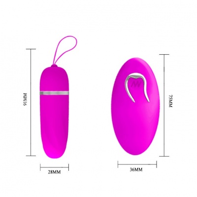Pretty Love Debby Vibrating Egg With Control - image 7