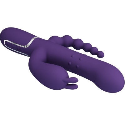 Pretty Love Cammy Triple Vibrator 4-in-1 Purple - image 3