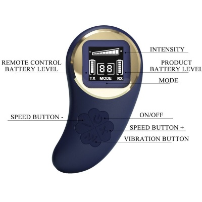 Pretty Love Vivian Blue Remote Control Vibrating Egg - image 7