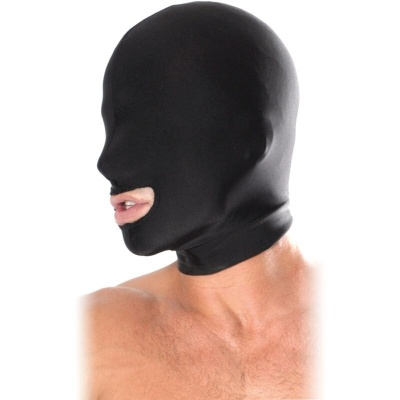 Pipedream Fetish Fantasy Open Mouth Hood Black - image 1