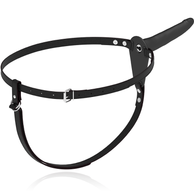 Fetish Submissive Harness Vibrator Black 15CM - image 5
