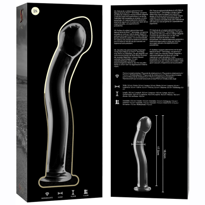Nebula Series Model 18 Clear Glass Dildo 18.5cm - image 6