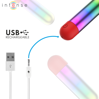 Intense Debbie Vibrating Bullet - Rainbow - image 5