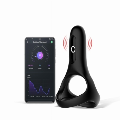 Foto van Magic Motion - Rise Smart Vibrerende Cockring - Black