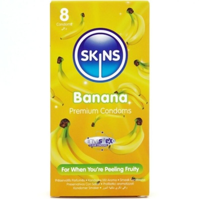 Skins Banana Premium Condoms 8 Units - image 1