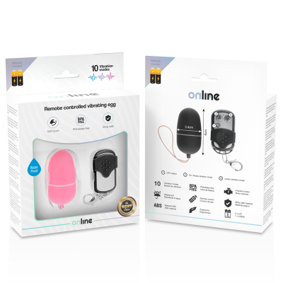 Online Remote Control Vibrating Egg M Pink - image 5