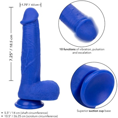 Calexotics Admiral Captain Vibrator Blue - image 4