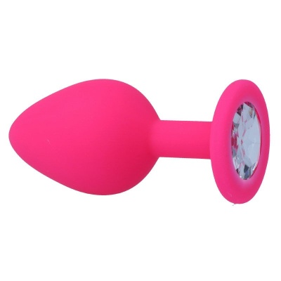 Intense Shelki M Anal Plug Fuchsia - image 3