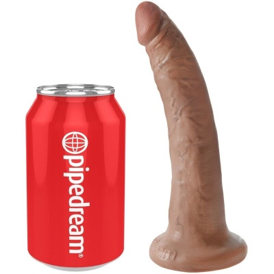 King Cock Realistic Penis 17.5cm Caramel - image 4