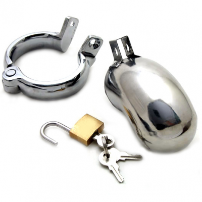 Metal Hard Brig Chastity Ring - image 3