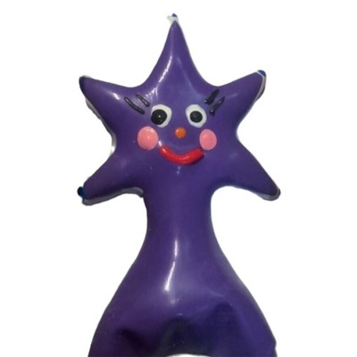 Condomerie Hand-Painted Happy Star XL Condoms Condomerie Hand-Painted Happy Star XL Condoms