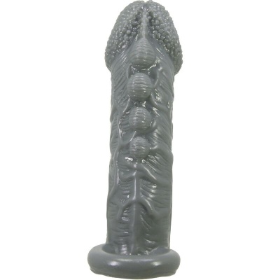 Pretty Love Penis Enlarger and Delay Sleeve Grey - image 4