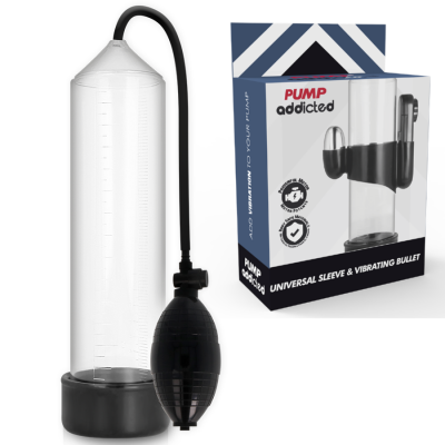 Pump Addicted RX3 Transparent Vibrator Pump Addicted RX3 Transparent Vibrator