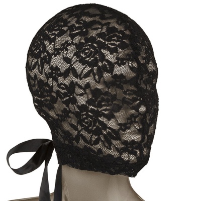 Calexotics Scandal Black Lace Hood with Bow - image 2
