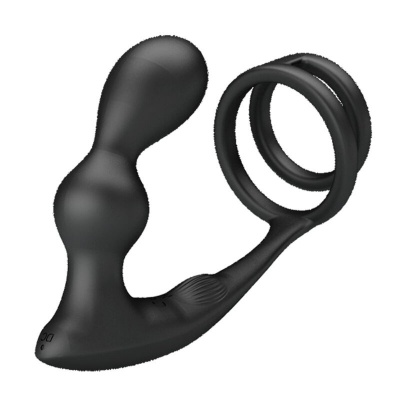 Pretty Love Marshall Penis Ring with Anal Plug - image 3