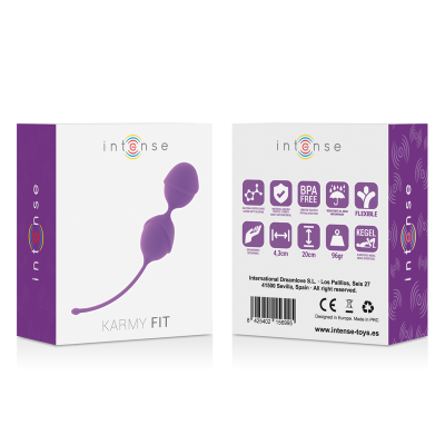 Intense Karmy Fit Lilac Silicone Kegel Balls - image 6