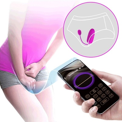 Pretty Love Nymph Purple Vibrating Egg App Controlled - image 9