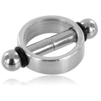 METAL HARD - MAGNETIC NIPPLE Clamps PAIR - image 2