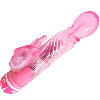Baile Multispeed Vibrator With Pink Stimulator - image 2