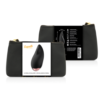 Coquette Chic Desire Clitoral Stimulator Black Gold Drop - image 2