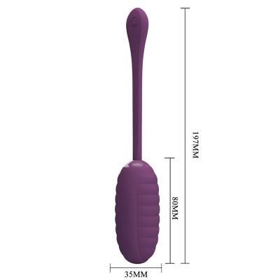 Pretty Love — Casper Purple Rechargeable Vibrating Egg - image 5