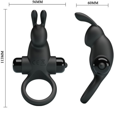 Pretty Love Vibrating Ring + Rabbit Clitoral Stimulator - image 3