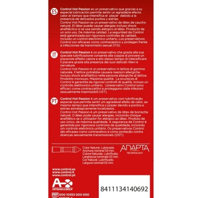 Control Hot Passion Warming Effect Condoms 10pk - image 2