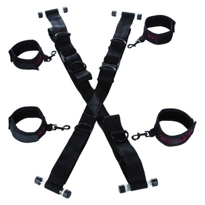 CALEXOTICS Scandal Cross-shaped Door Handcuffs - image 1