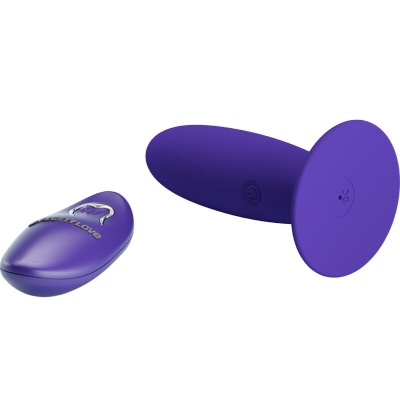 Pretty Love Youth Plug Anal Vibrator Remote Violet - image 3