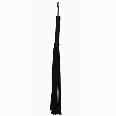 Foto van Sportsheets – Faux Leather Flogger – Zwart