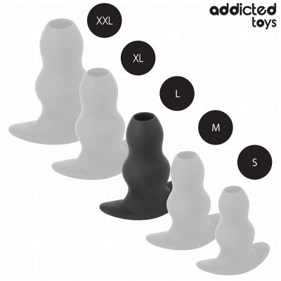 Addicted Toys Hollow Anal Plug Silicone L 11.1CM - image 5