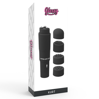 Glossy Kurt Pocket Massager Black - image 4