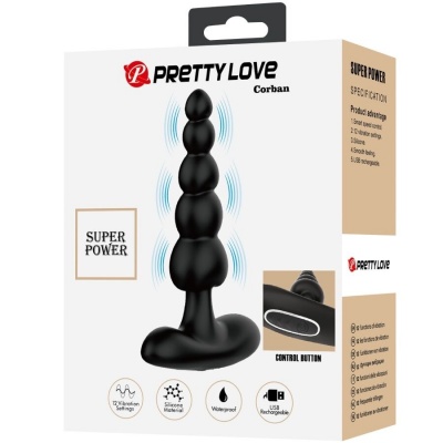 Pretty Love Corban Anal Vibrator 10 Functions Black - image 10