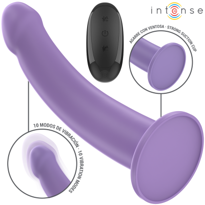 Intense Eddie Vibrator 17.5cm - Purple Remote - image 2
