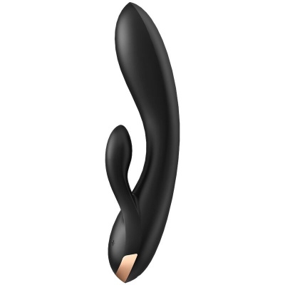 Satisfyer Double Flex Rabbit Vibrator App Black - image 2