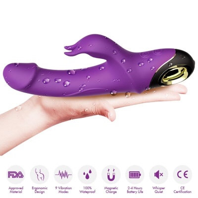Armony Meteror Dildo Vibrator Rabbit Purple - image 3