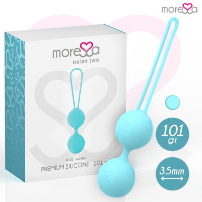 Moressa Osian Two Turquoise Kegel Balls - image 2