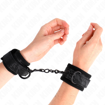 Kink Neoprene Lace Wrist Cuffs, Adjustable - image 1